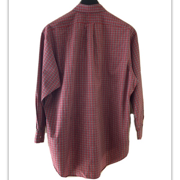 RALPH LAUREN Black Red Plaid Button Down Shirt - Picture 2 of 7